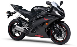 Yamaha motorbike - black