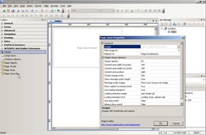Screenshot of WYSIWYG extension