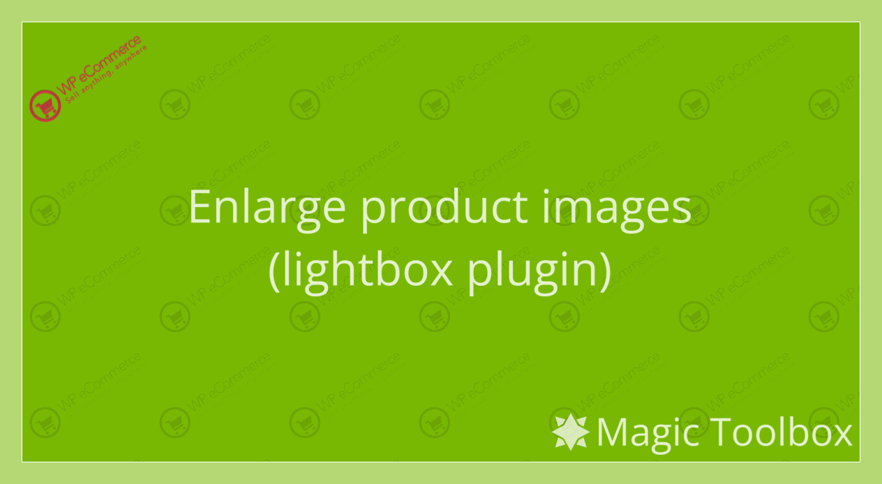 Enlarge images WP lightbox plugin