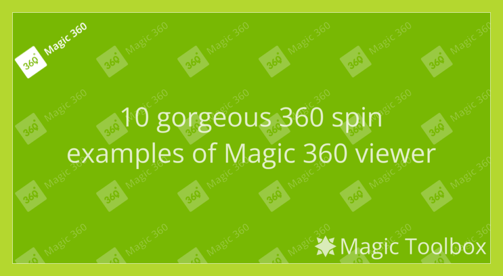 360 Degree Spin Viewer Examples