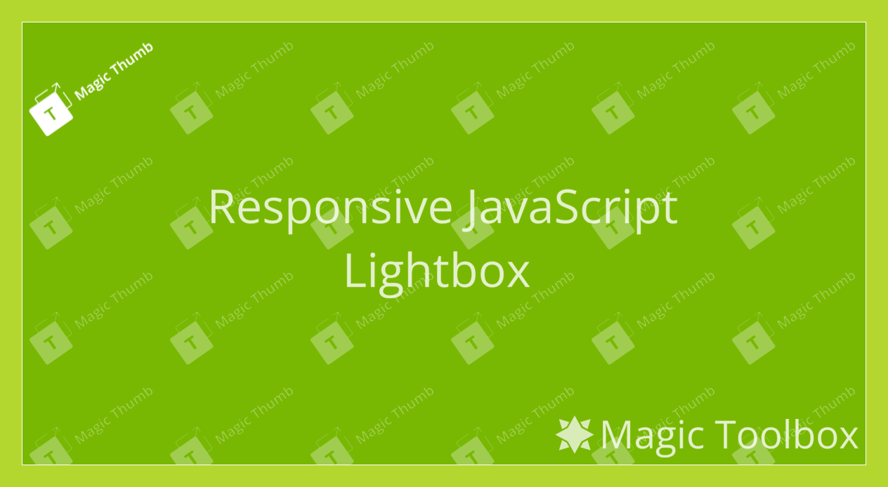 Responsive JavaScript Magic Thumb. jQuery compatible