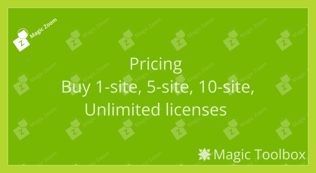image zoom pricing