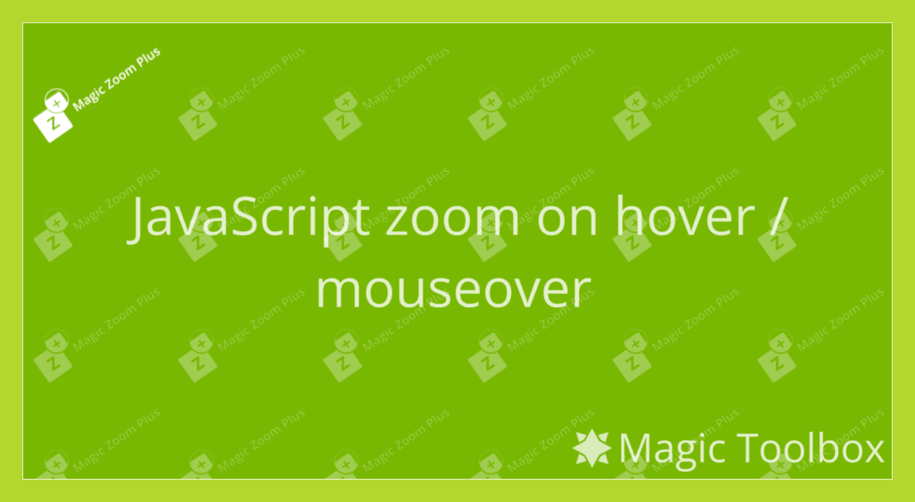 Responsive image zoomer integration